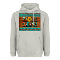 Moon Dust mom life leopard cowhide turquoise aztec Heavyweight Hoodie - Artiststas