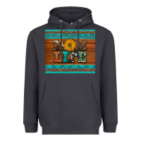 Smoke mom life leopard cowhide turquoise aztec Heavyweight Hoodie - Artiststas