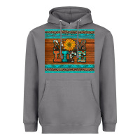 Mom Life Leopard Cowhide Turquoise Aztec Heavyweight Hoodie | Teevron