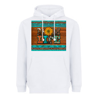 White mom life leopard cowhide turquoise aztec Heavyweight Hoodie - Artiststas