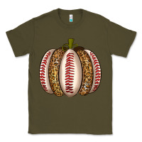 Army Green Baseball Pumpkin Classic Tee - texasbilliewilder