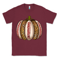 Burgundy Baseball Pumpkin Classic Tee - texasbilliewilder