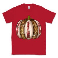 Red Baseball Pumpkin Classic Tee - texasbilliewilder