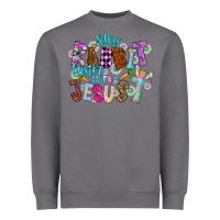 Storm Silly Rabbit Easter Is For Jesus Heavyweight Sweatshirt - CowhideDigitalArt