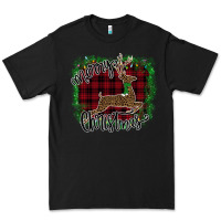 Black Merry Christmas Deer Premium Tee - Bettercallsaul
