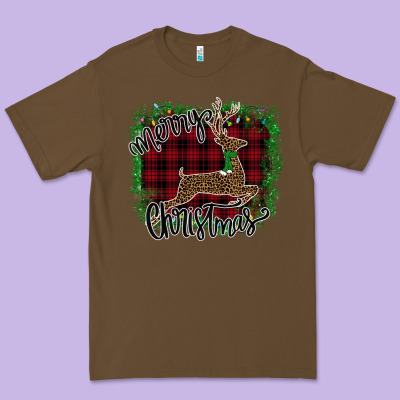 Merry Christmas Deer Premium Tee Designed By Bettercallsaul