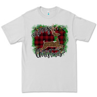 Dove Grey Merry Christmas Deer Premium Tee - Bettercallsaul