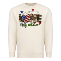 Sandshell Love My Soldier Premium Sweatshirt - BarkalooDesign
