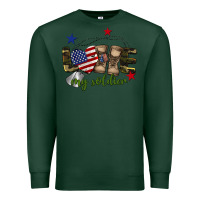 Sports Green Love My Soldier Premium Sweatshirt - BarkalooDesign