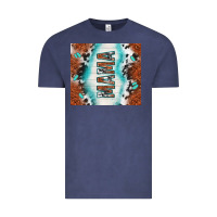 Vintage Denim tooled leather and cowhide mama Vintage Tee - TumblerDesignByShophia