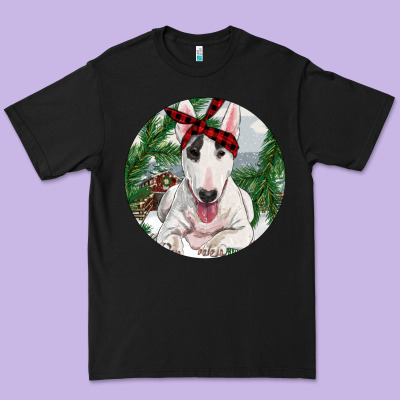 Bull Terrier And Farm Premium Tee Designed By Ranaportraitstore