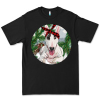 Black Bull Terrier And Farm Premium Tee - RanaPortraitStore