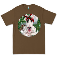 Cacao Bull Terrier And Farm Premium Tee - RanaPortraitStore