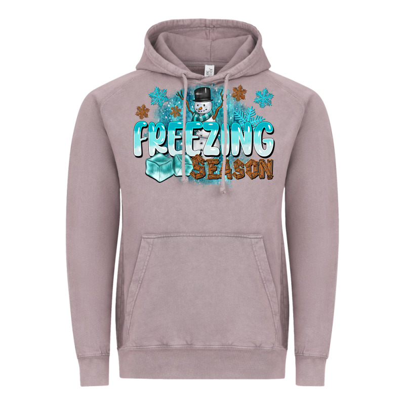 Freezing Season Vintage Hoodie by CowGirlArtShop | Teevron