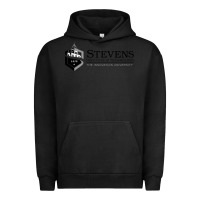 Pigment Black stevens institute of technology Urban Hoodie - SnappyArt
