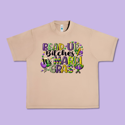 Bead Up Bitches Its Mardi Gras Urban Heavy Tee Designed By Cowgirlartshop