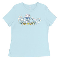 Baby Blue Megadeath caught Ladies Tee - InspiraDesign