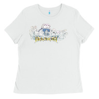White Megadeath caught Ladies Tee - InspiraDesign