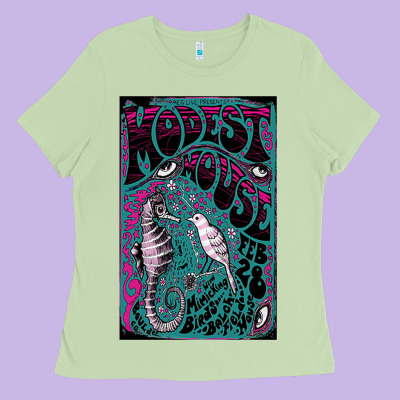 Modest Mouse Ladies Tee Designed By Inspiradesign