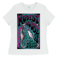 White Modest Mouse Ladies Tee - InspiraDesign