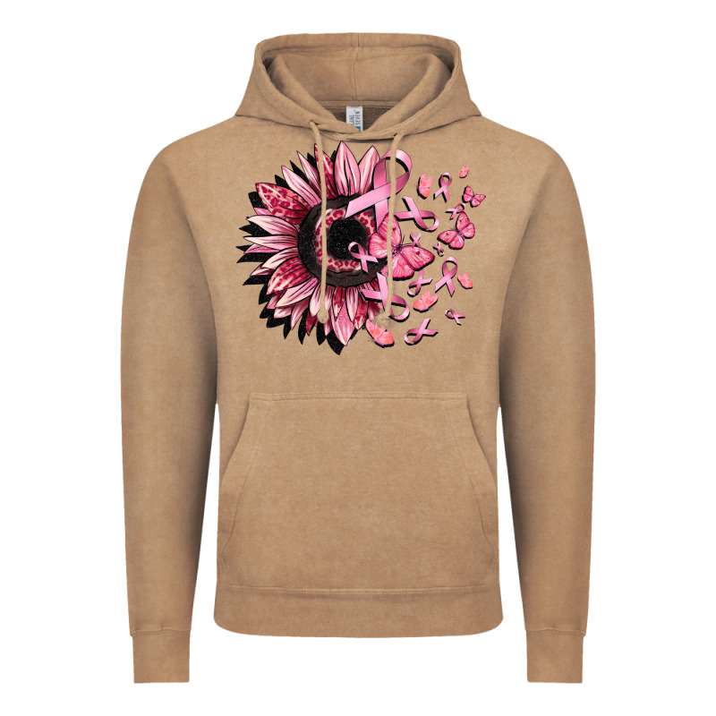 Cancer Sunflower Vintage Hoodie by CowGirlArtShop | Teevron