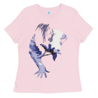 Bubblegum Pink sadako 1 Ladies Tee - ArtChic