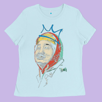 Animated Bobby Lee Tiger Belly Ladies Tee Designed By Artchic