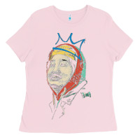 Bubblegum Pink animated bobby lee tiger belly Ladies Tee - ArtChic