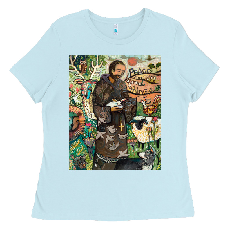 Saint Francis Ladies Tee by ArtChic | Teevron