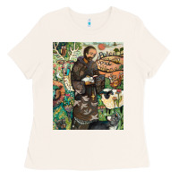 Bone saint francis Ladies Tee - ArtChic