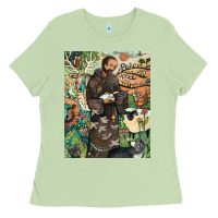 Matcha saint francis Ladies Tee - ArtChic