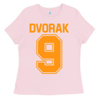 Bubblegum Pink Dvorak  Ninth Symphony Ladies Tee - ArtChic