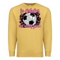 Antique Gold in october we wear pink soccer Premium Sweatshirt - BarkalooDesign