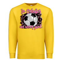 Lemon in october we wear pink soccer Premium Sweatshirt - BarkalooDesign