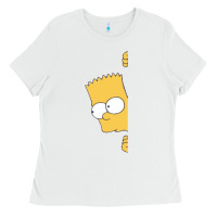 White simpsons Ladies Tee - ArtChic