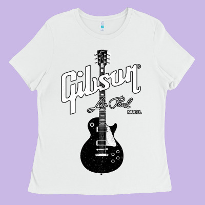 Les Paul Classic Guitar Classic Ladies Tee Designed By Artchic