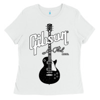 White les paul classic guitar classic Ladies Tee - ArtChic