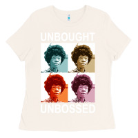 Bone unbought unbossed shirley chisholm retro vintage gift long sleeve t sh Ladies Tee - ArtChic