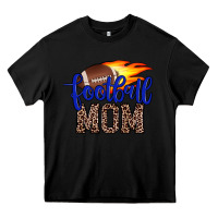 Black football mom Heavy Core Tee - JahusDesignShop