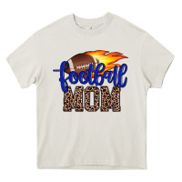 Cream football mom Heavy Core Tee - JahusDesignShop