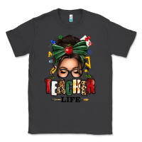 Smoke teacher life afro messy bun Classic Tee - texasbilliewilder