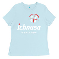Baby Blue ichnusa Ladies Tee - ArtChic
