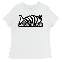 White SAMANTHA FISH MUSIC ARTWORK Essential Ladies Tee - ArtChic