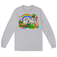 Moon Dust St. Patrick's Hippopotamus coffee cups Long Sleeve Tee - CowGirlArtShop