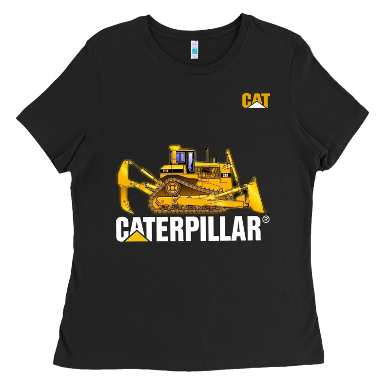 Bulldozercat 1 Ladies Tee by ArtChic | Teevron