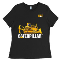 Black bulldozercat 1 Ladies Tee - ArtChic