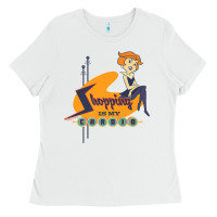 White the jetsons jane jetson shopping is my cardio premium t shirt Ladies Tee - ArtChic
