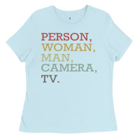 Baby Blue Person Woman Man Camera Tv Ladies Tee - Bettercallsaul