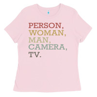 Bubblegum Pink Person Woman Man Camera Tv Ladies Tee - Bettercallsaul