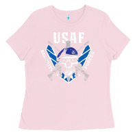 Bubblegum Pink US Air Force Security Forces Ladies Tee - ArtChic